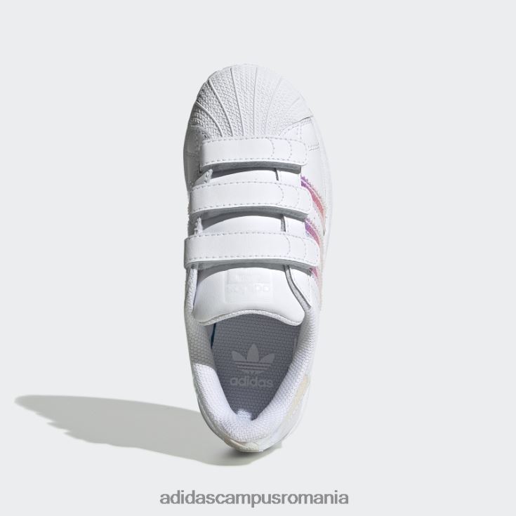 adidas campus romania pantofi superstar fierbinți albi copii alb J266N211378