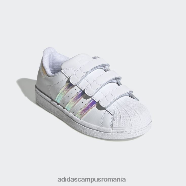 adidas campus romania pantofi superstar fierbinți albi copii alb J266N211378