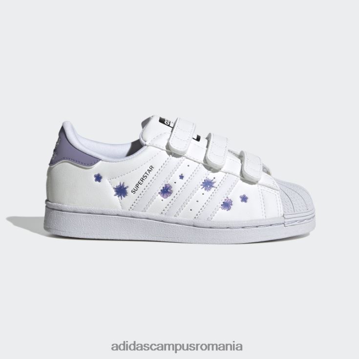 adidas campus romania pantofi superstar liliac copii alb/liliac J266N218022