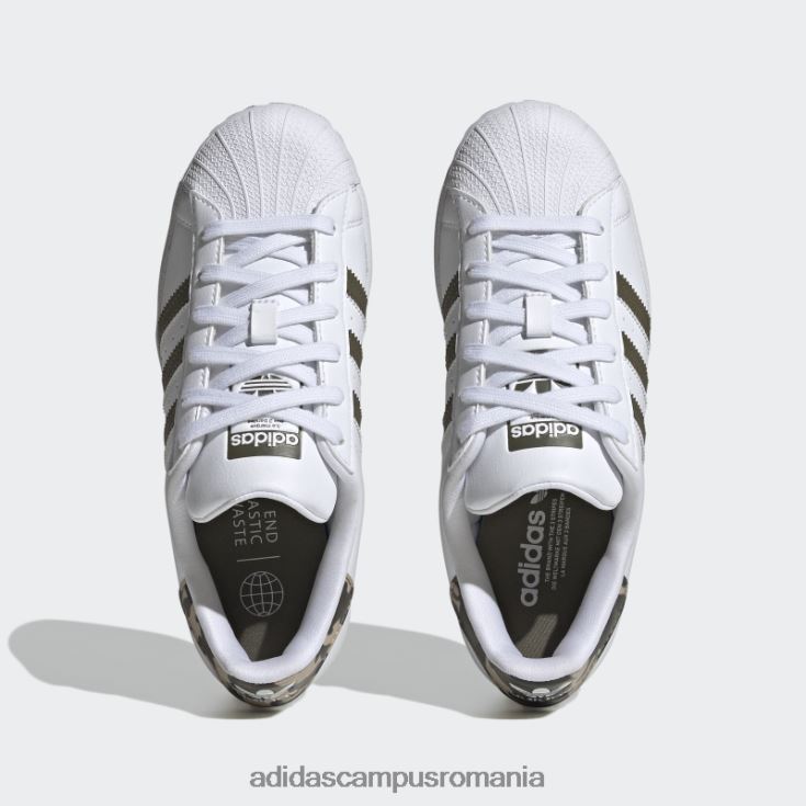 adidas campus romania pantofi superstar măsline copii alb/măsliniu J266N211251