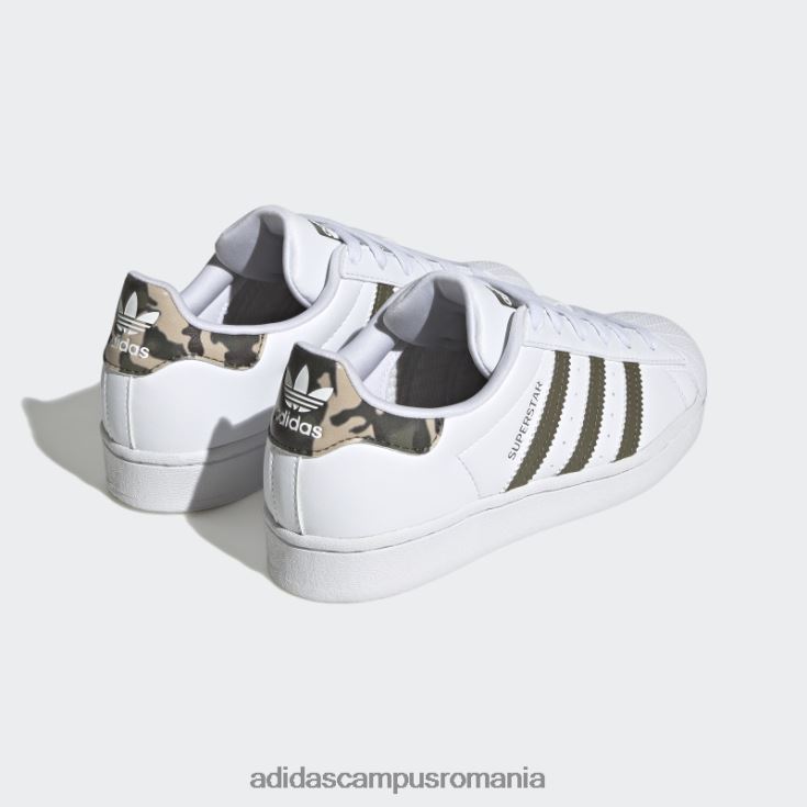 adidas campus romania pantofi superstar măsline copii alb/măsliniu J266N211251