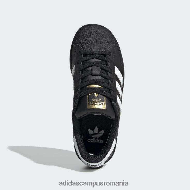 adidas campus romania pantofi superstar moda albă copii alb negru J266N211055