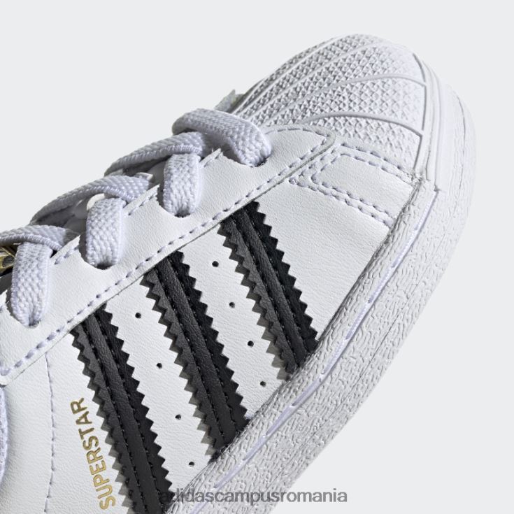 adidas campus romania pantofi superstar moda neagra copii alb negru J266N211443