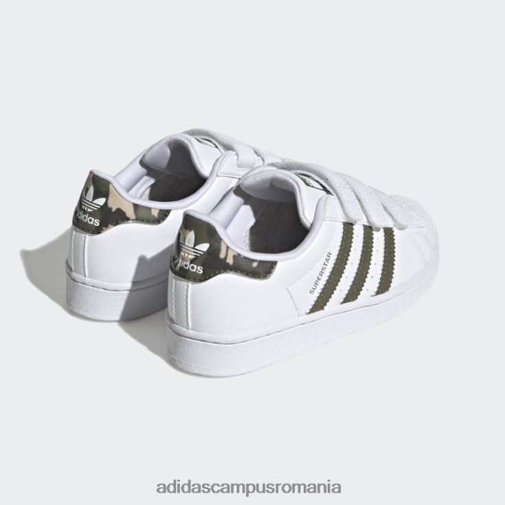 adidas campus romania pantofi superstar olive copii alb/măsliniu J266N211174