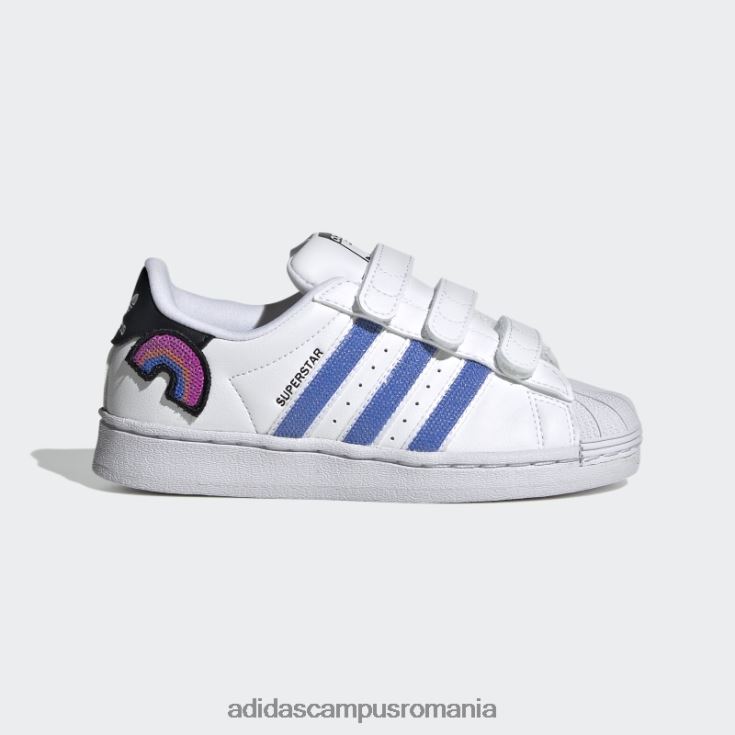 adidas campus romania pantofi superstar pantone fierbinți copii alb/albastru/pantone J266N211514
