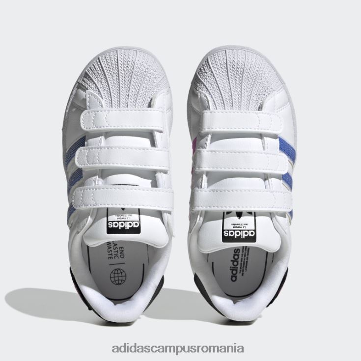 adidas campus romania pantofi superstar pantone fierbinți copii alb/albastru/pantone J266N211514