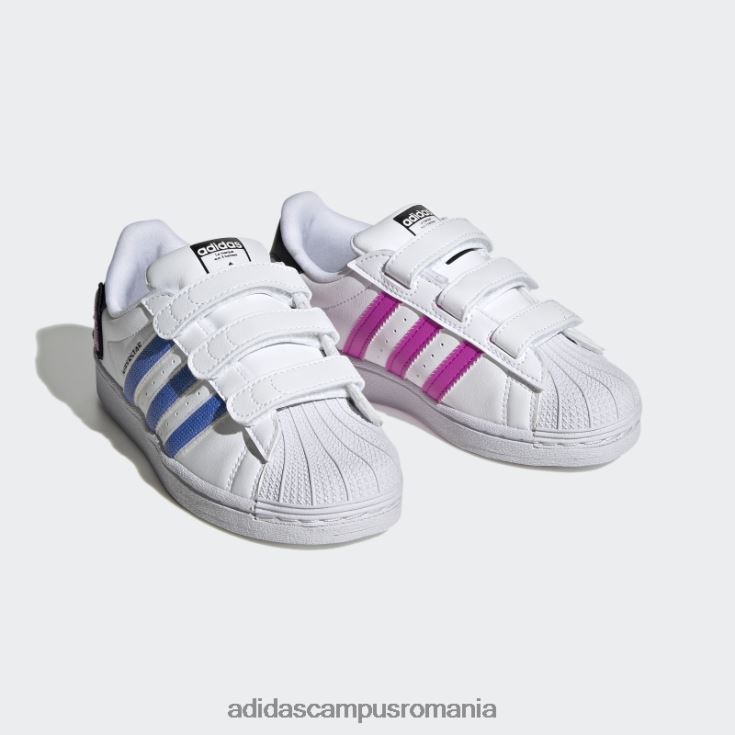 adidas campus romania pantofi superstar pantone fierbinți copii alb/albastru/pantone J266N211514