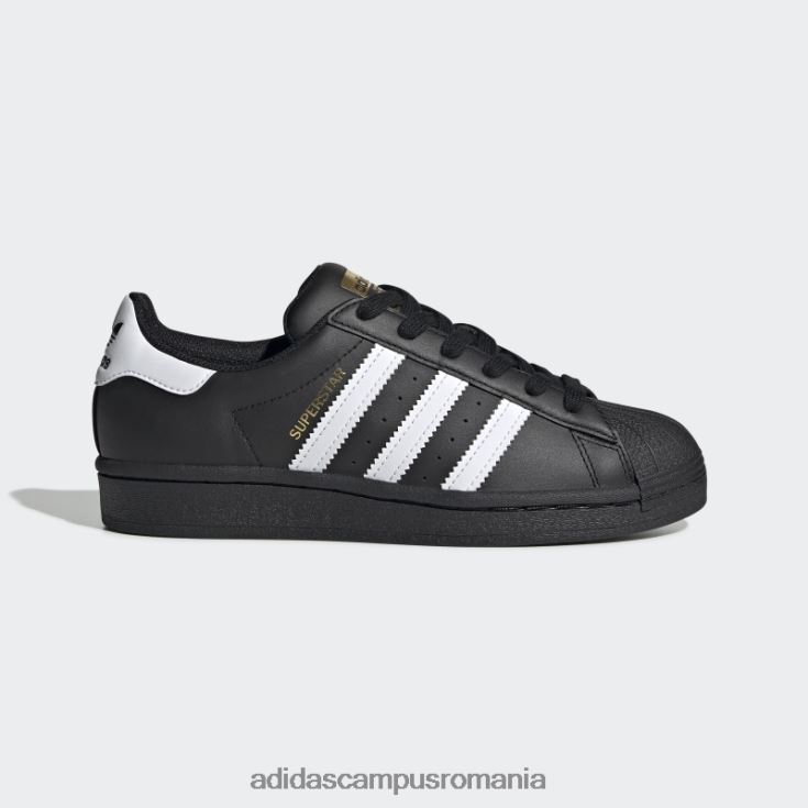adidas campus romania pantofi superstar pentru copii negru/alb copii alb negru J266N211240