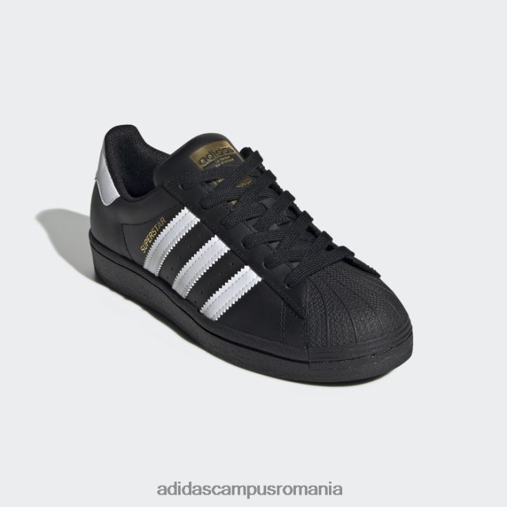 adidas campus romania pantofi superstar pentru copii negru/alb copii alb negru J266N211240