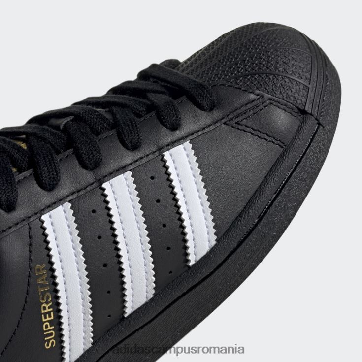 adidas campus romania pantofi superstar pentru copii negru/alb copii alb negru J266N211240