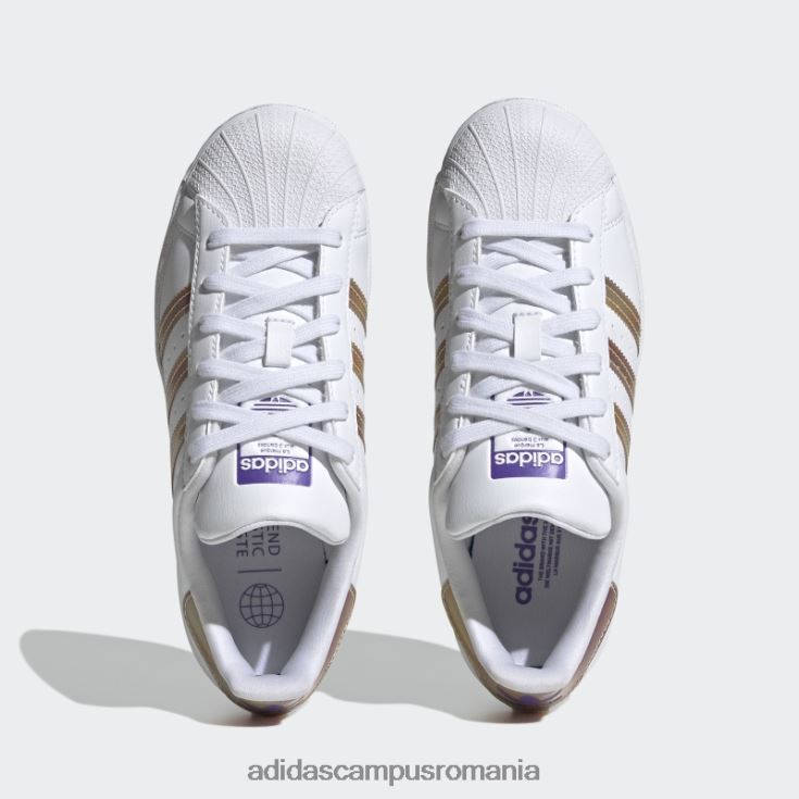 adidas campus romania pantofi superstar purple rush fashion copii papură albă/violet J266N217936