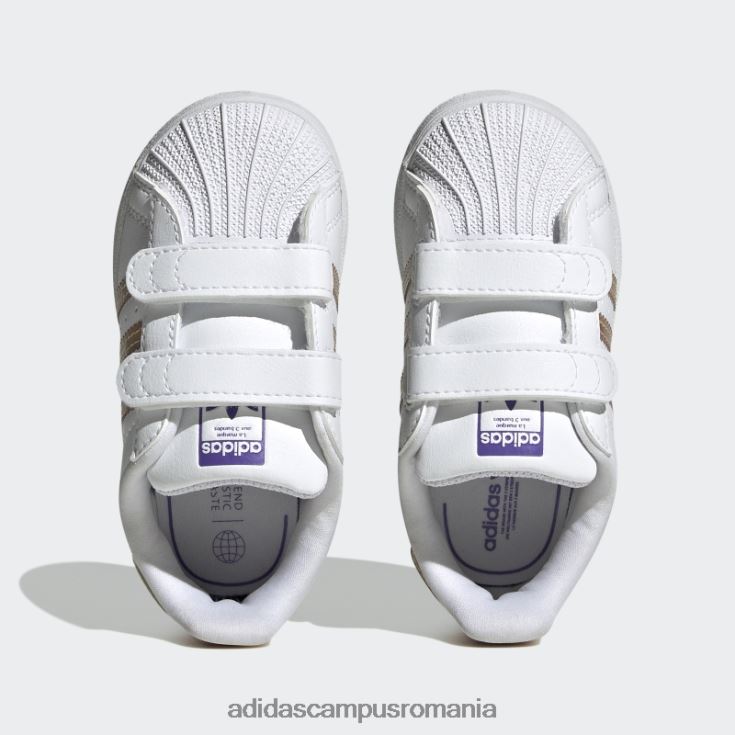 adidas campus romania pantofi superstar purple rush fierbinte copii papură albă/violet J266N218008