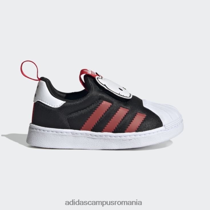 adidas campus romania pantofi superstar roșii 360 copii negru/rosu/alb J266N219112