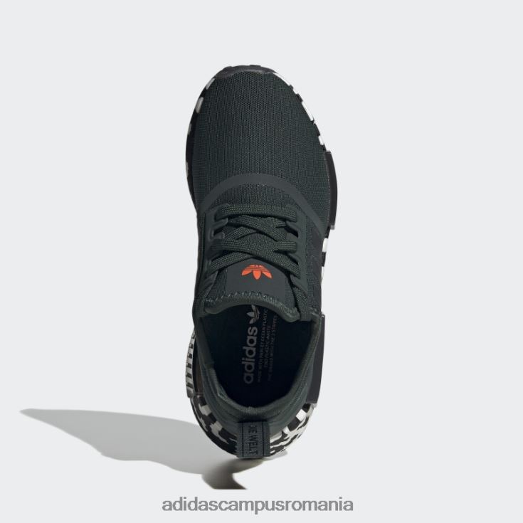 adidas campus romania pantofi verzi nmd-r1 copii verde/negru/alb J266N211470
