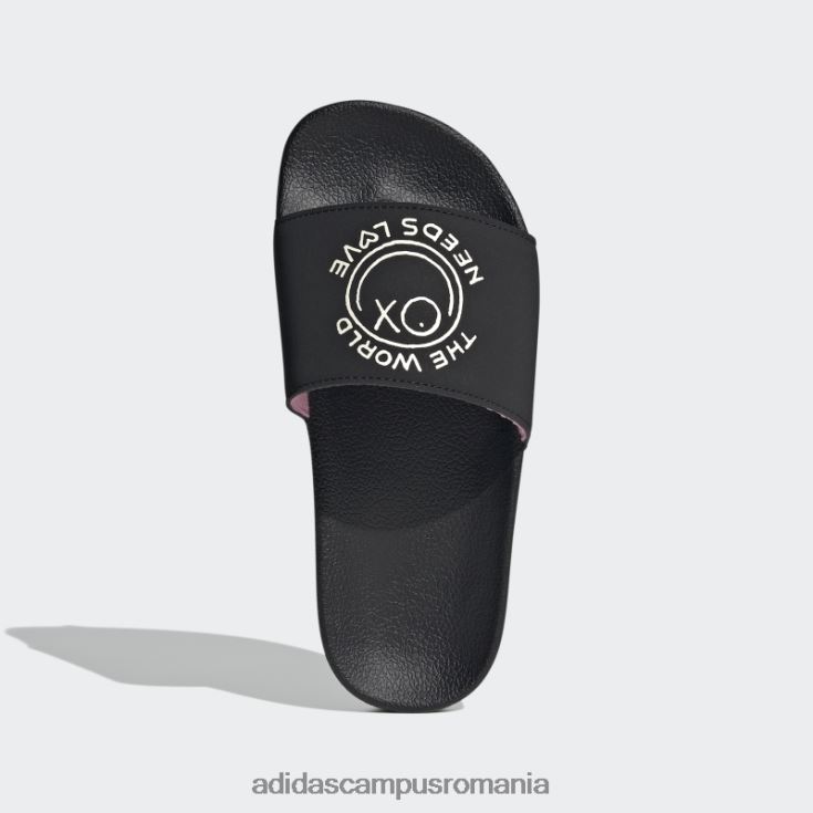 adidas campus romania papuci adilette x andré saraiva negru copii negru/alb/roz J266N211497