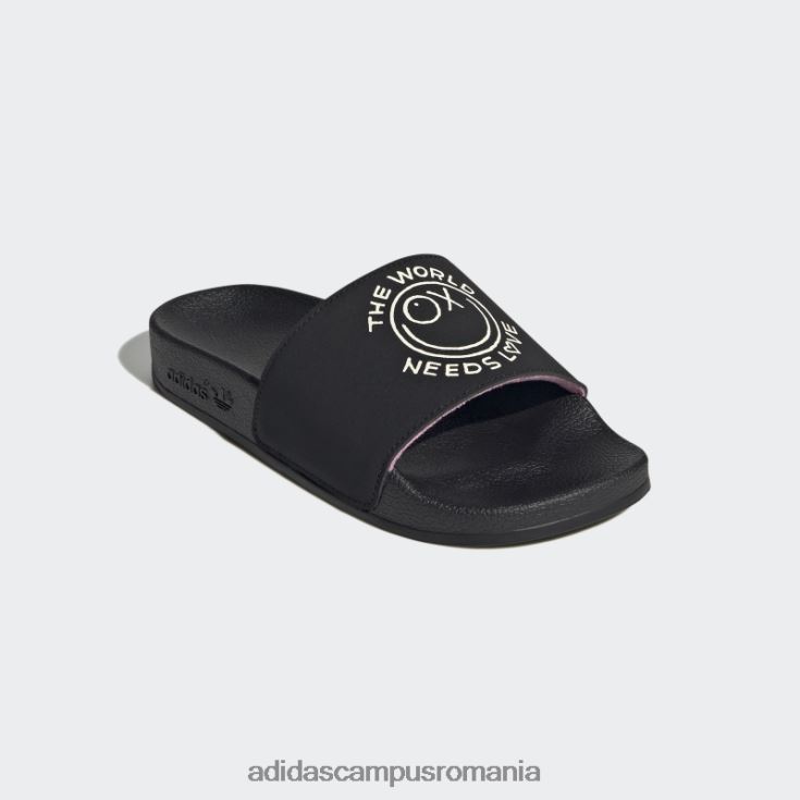 adidas campus romania papuci adilette x andré saraiva negru copii negru/alb/roz J266N211497