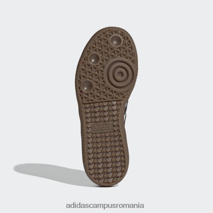 adidas campus romania samba gum og pantofi copii alb/negru/gumă J266N217603