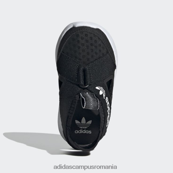 adidas campus romania sandale negre 360 copii alb negru J266N211255