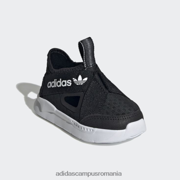 adidas campus romania sandale negre 360 copii alb negru J266N211255