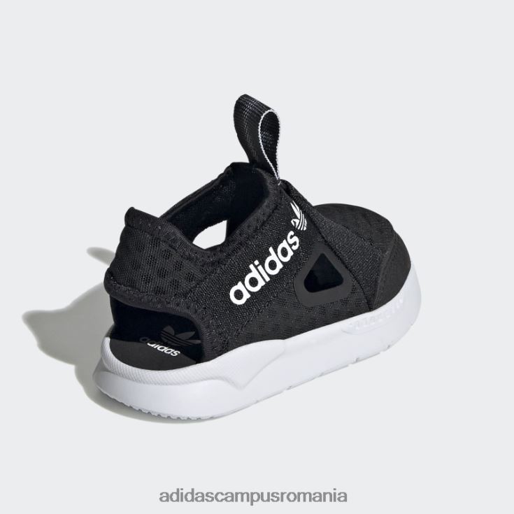 adidas campus romania sandale negre 360 copii alb negru J266N211255