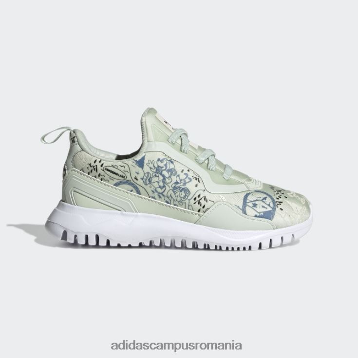 adidas campus romania verde x disney originals pantofi flex fashion copii verde/negru/alb J266N218108