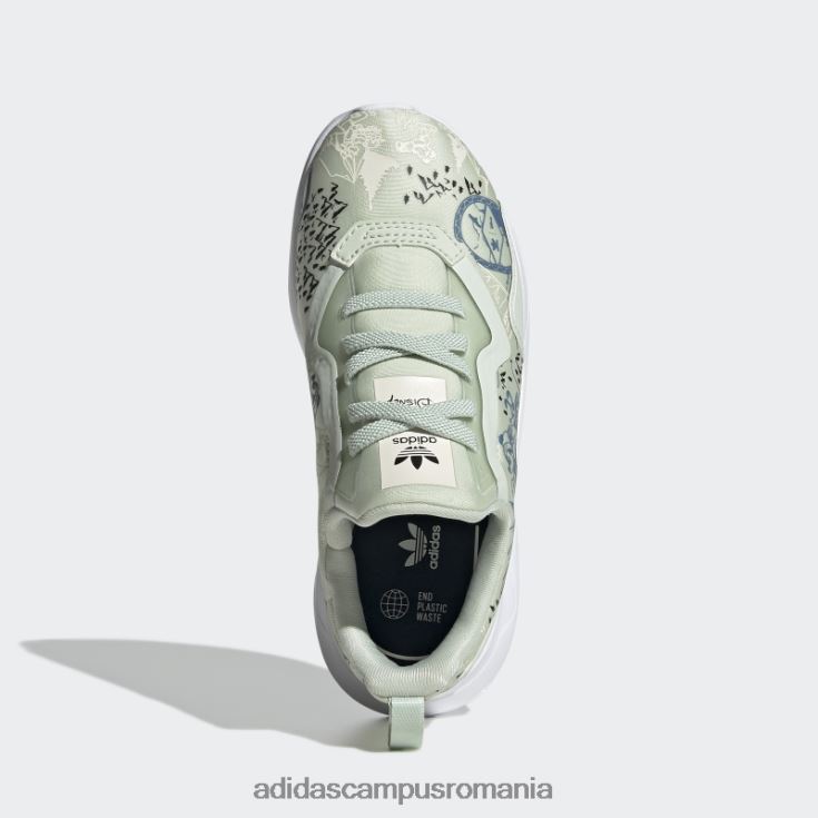 adidas campus romania verde x disney originals pantofi flex fashion copii verde/negru/alb J266N218108