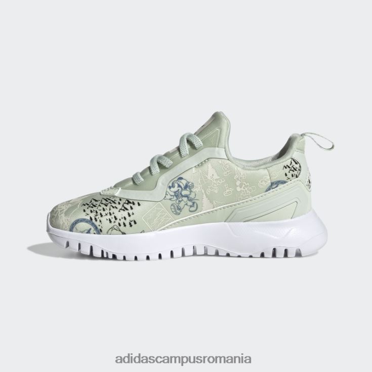 adidas campus romania verde x disney originals pantofi flex fashion copii verde/negru/alb J266N218108