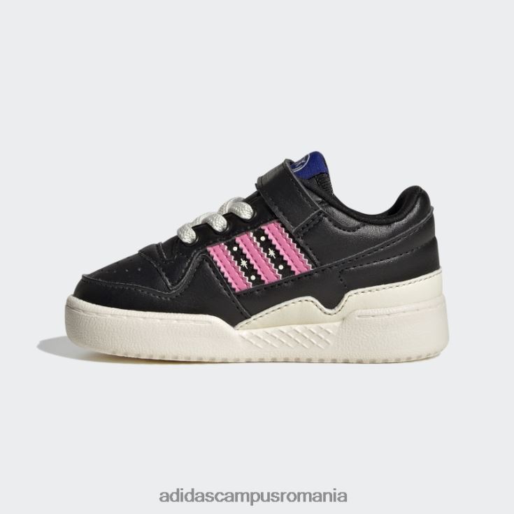 adidas campus romania forum pantofi joase moda negru/alb copii alb negru J266N224917
