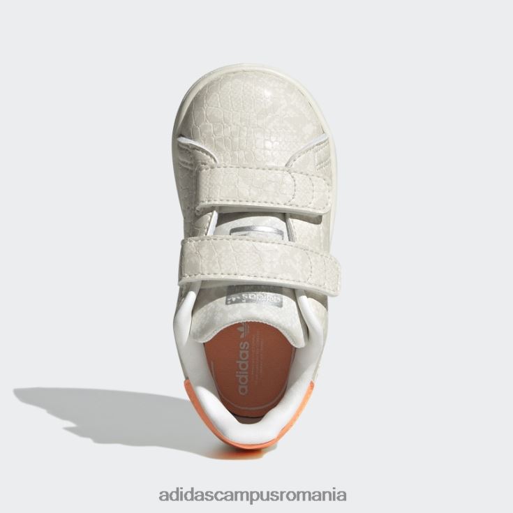 adidas campus romania pantofi stan smith de modă portocaliu fascicul copii alb/portocaliu fascicul J266N224918