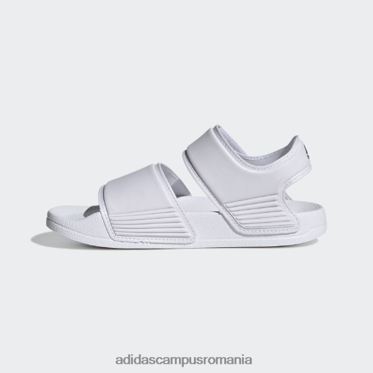 adidas campus romania sandale adilette albe copii alb negru J266N224911