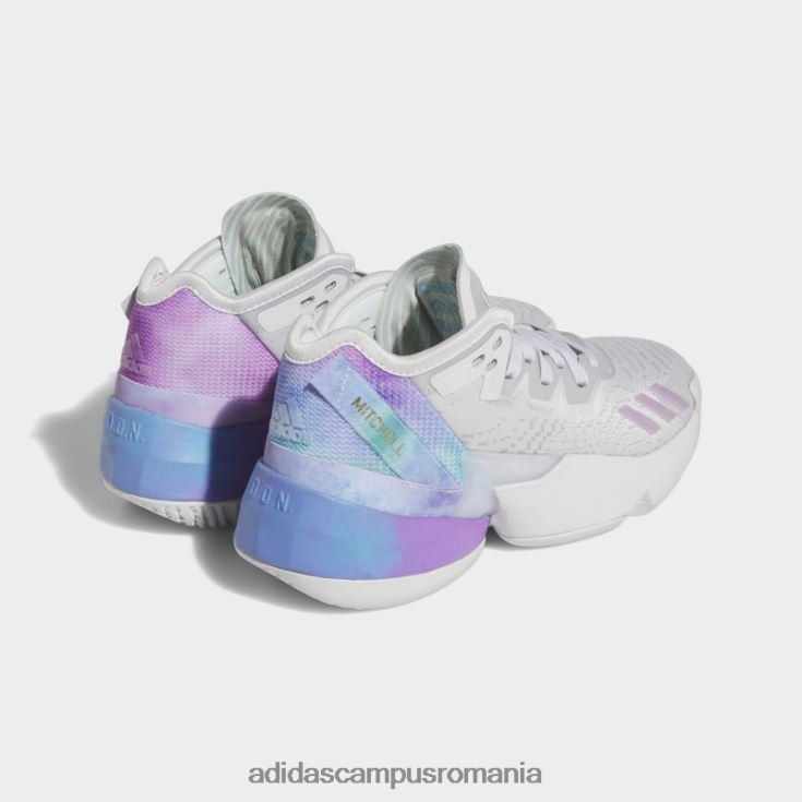 adidas campus romania alb d.o.n. numărul 4 pantofi de baschet copii alb/liliac/albastru J266N224730