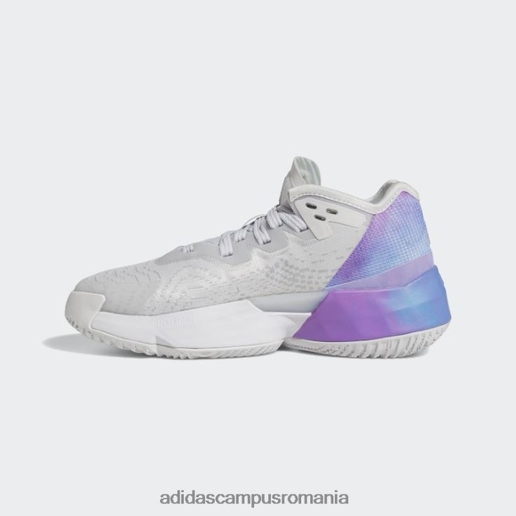 adidas campus romania alb d.o.n. numărul 4 pantofi de baschet copii alb/liliac/albastru J266N224730