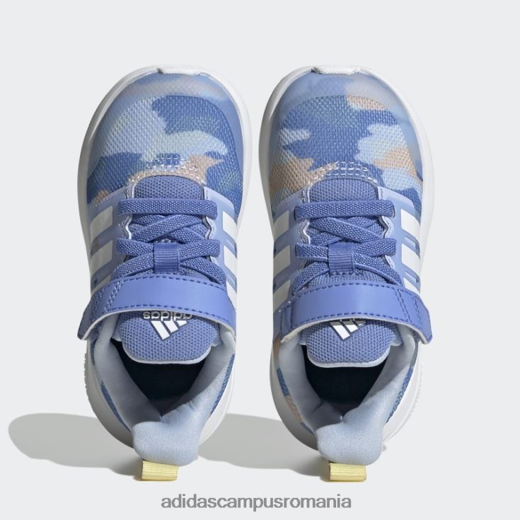 adidas campus romania albastru fortarun 2.0 cloudfoam sport alergare cu dantela elastica pantofi adidas copii albastru/alb/galben J266N224651