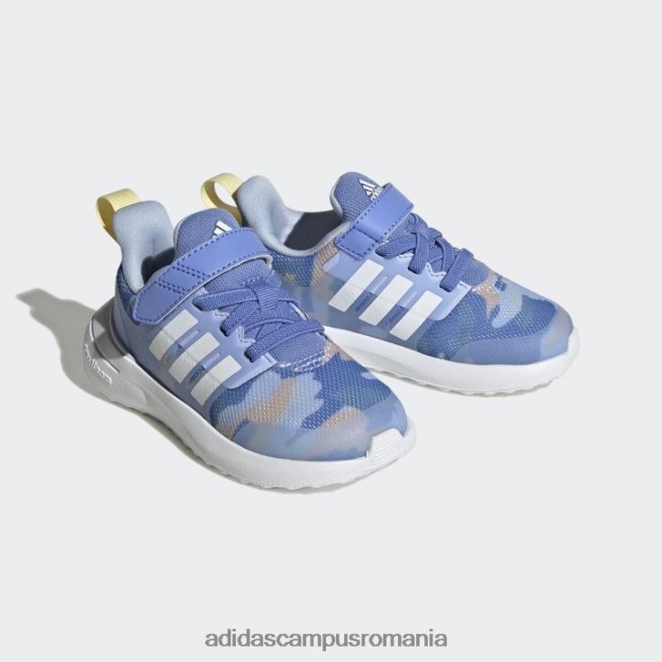 adidas campus romania albastru fortarun 2.0 cloudfoam sport alergare cu dantela elastica pantofi adidas copii albastru/alb/galben J266N224651