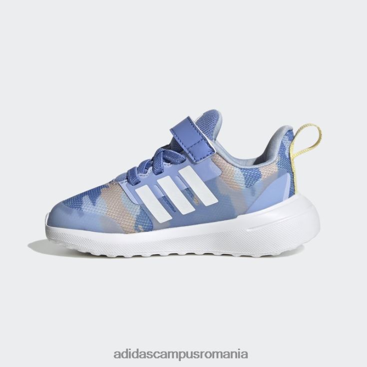 adidas campus romania albastru fortarun 2.0 cloudfoam sport alergare cu dantela elastica pantofi adidas copii albastru/alb/galben J266N224651