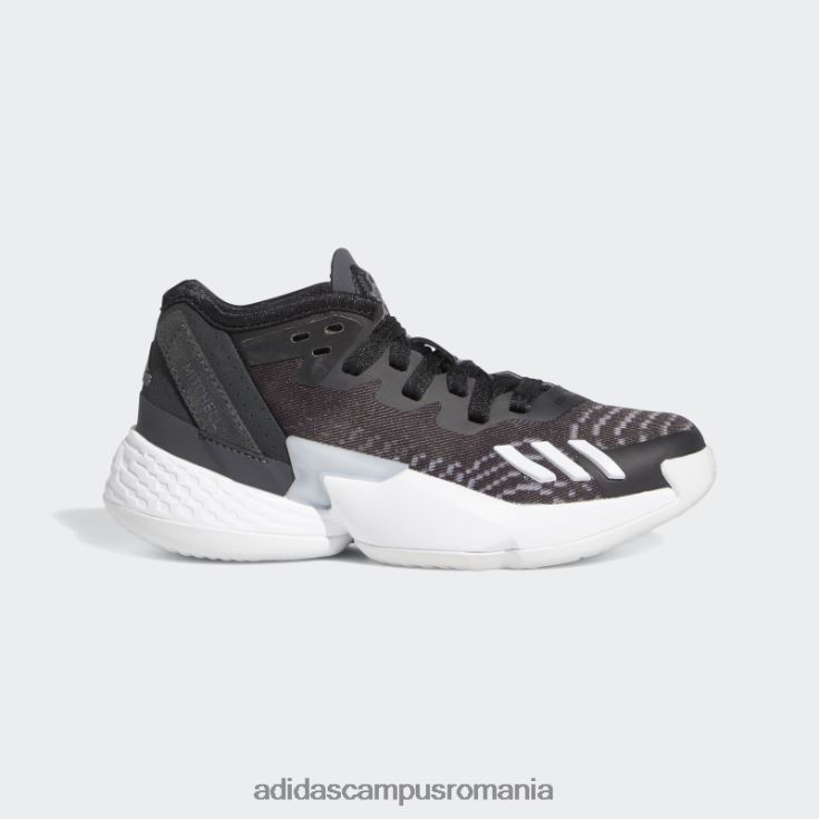 adidas campus romania carbon d.o.n. numărul 4 pantofi de baschet fierbinți copii negru/alb/carbon J266N224750
