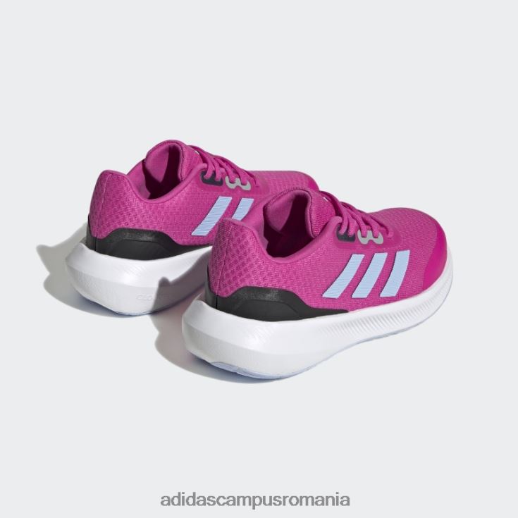 adidas campus romania falcon 3 pantofi sport din dantela fucsia copii fucsia/zori albastru/negru J266N224673