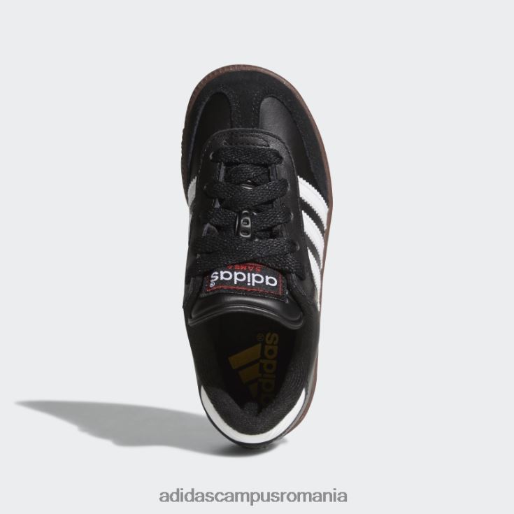 adidas campus romania fashion samba pantofi clasici albi copii alb negru J266N224517