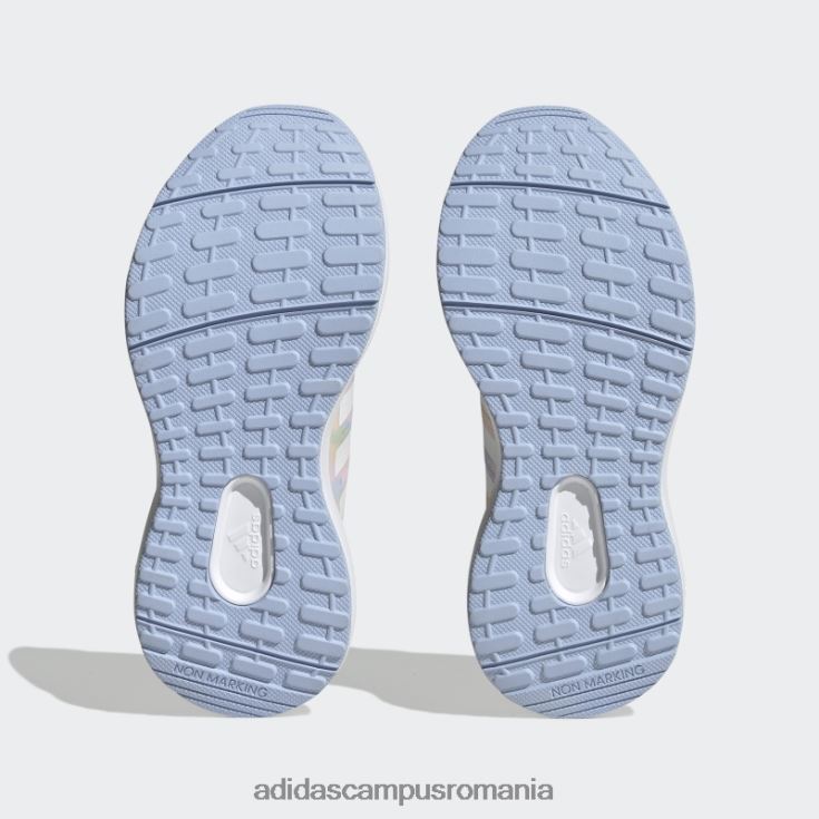 adidas campus romania fortarun 2.0 cloudfoam pantofi sport alergare dantela roz copii zori roz/alb/albastru J266N224481