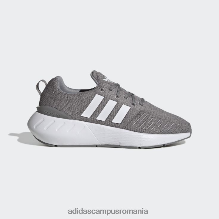adidas campus romania gri swift run 22 pantofi moda copii gri/alb J266N224531
