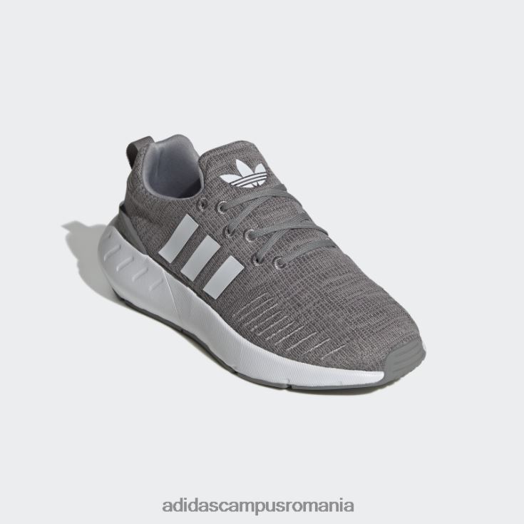 adidas campus romania gri swift run 22 pantofi moda copii gri/alb J266N224531