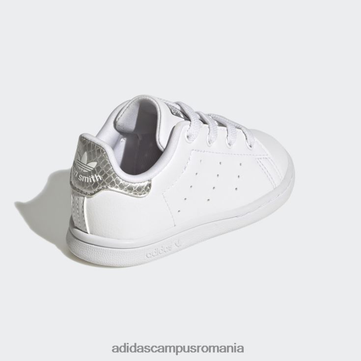 adidas campus romania moda pantofi stan smith argintii copii alb/gri/argintiu J266N224576