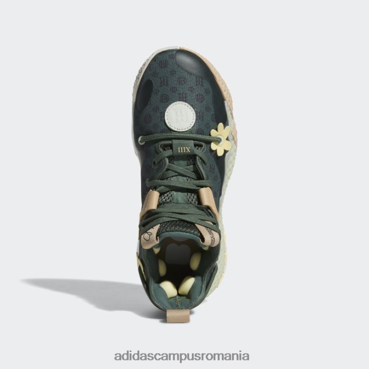 adidas campus romania întări vol. 6 pantofi de baschet oxid verde copii oxid verde/galben/verde J266N224674