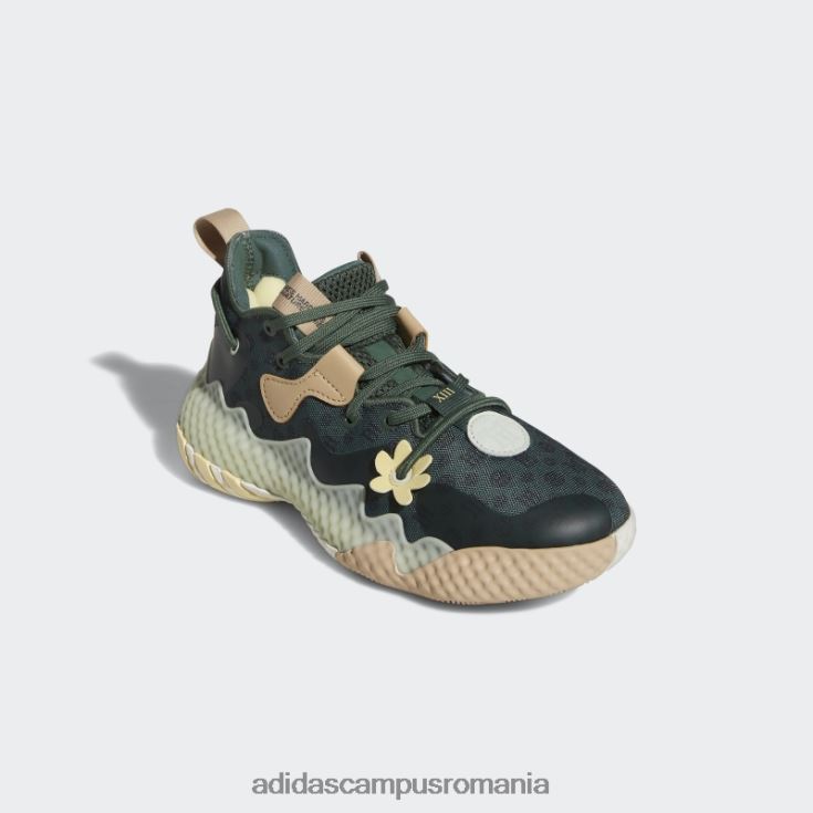 adidas campus romania întări vol. 6 pantofi de baschet oxid verde copii oxid verde/galben/verde J266N224674
