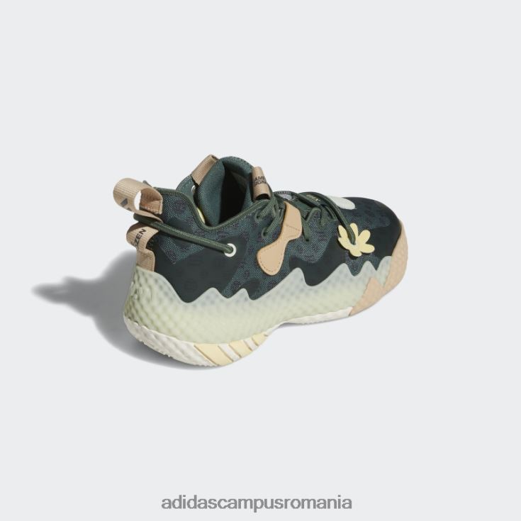 adidas campus romania întări vol. 6 pantofi de baschet oxid verde copii oxid verde/galben/verde J266N224674
