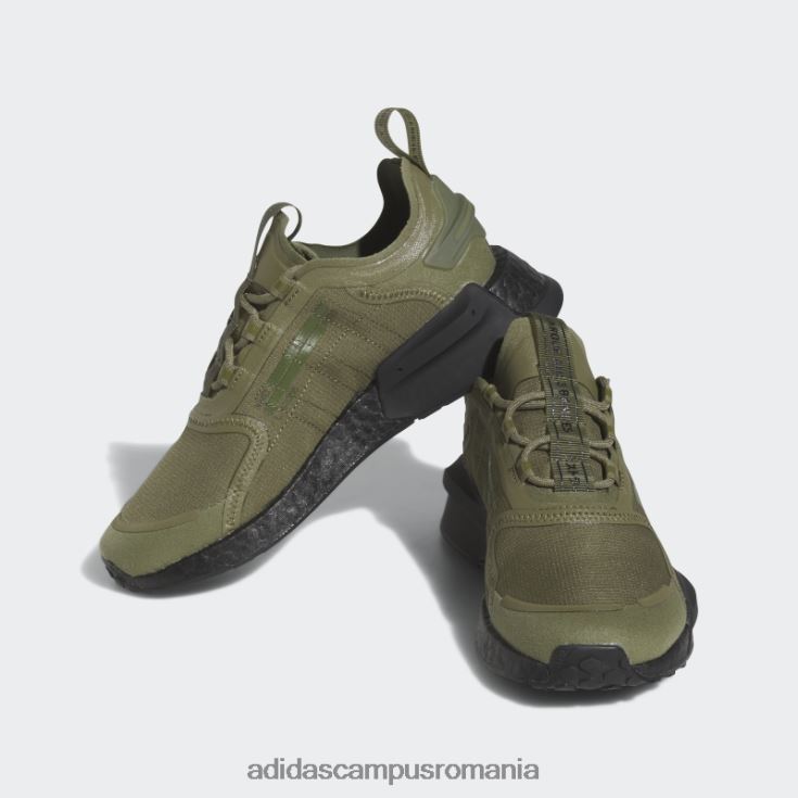 adidas campus romania pantofi adidas nmd-v3 olive copii măsliniu/negru J266N224663