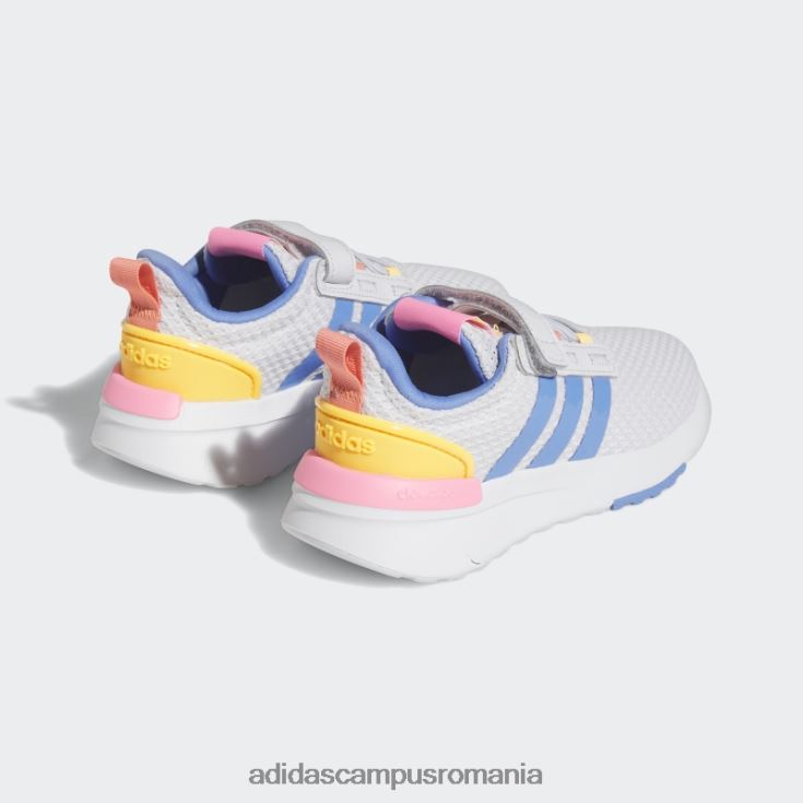 adidas campus romania pantofi adidasi dash grey racer tr21 lifestyle din dantela elastica si cu bretele copii gri liniuță/alb/roz fascicul J266N224645