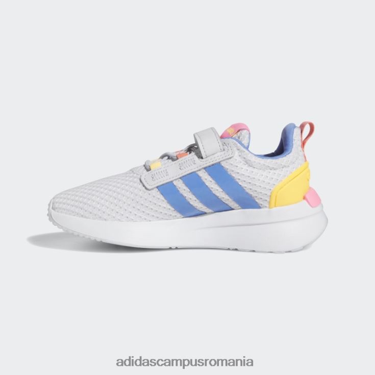 adidas campus romania pantofi adidasi dash grey racer tr21 lifestyle din dantela elastica si cu bretele copii gri liniuță/alb/roz fascicul J266N224645