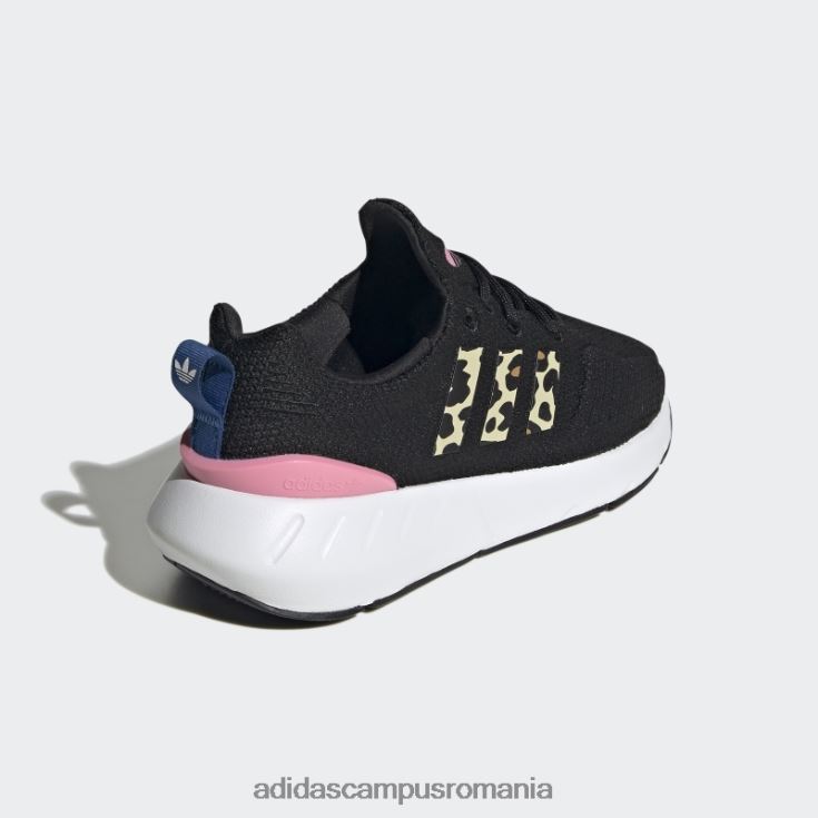 adidas campus romania pantofi albaștri Swift Run 22 copii negru/roz/albastru J266N224614