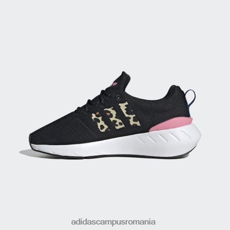 adidas campus romania pantofi albaștri Swift Run 22 copii negru/roz/albastru J266N224614